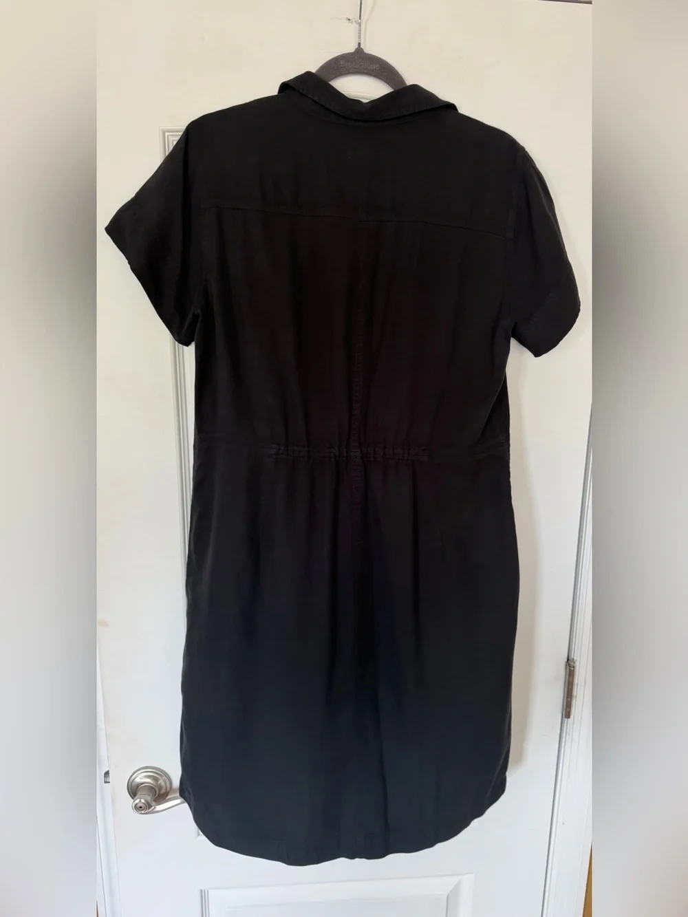 J. Crew Black Utility Shirt Dress Size 12
